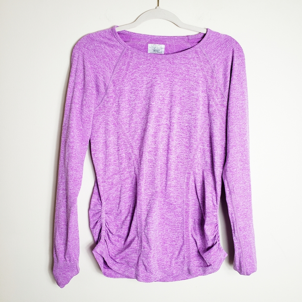 Athleta fastest track long sleeved athletic shirt